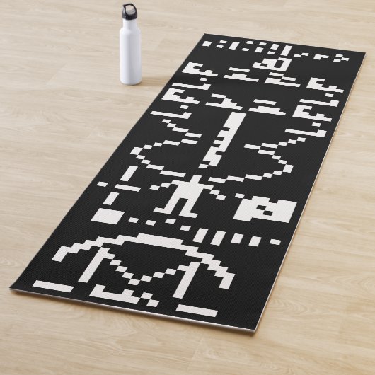 Tapis De Yoga Message binaire Arecibo 1974 (En situation)