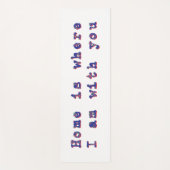 Tapis De Yoga Message d'amour (Devant)