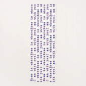 Tapis De Yoga Message d'amour (Dos)