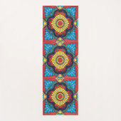 Tapis De Yoga Mexican red talavera (Devant)