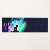 Tapis De Yoga Midnight Howl (Devant (Horizontal))