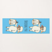 Tapis De Yoga Mignonne brebis avec blouson (Dos (Horizontal))