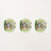 Tapis De Yoga Mignonne Bunnyfor Pâques pour une humeur positive (Devant (Horizontal))