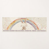 Tapis De Yoga Mignonne lapin pour enfants Yoga Mat (Devant (Horizontal))