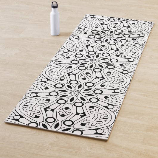 Tapis De Yoga Mindfulness Mandala Design (En situation)