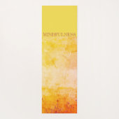 Tapis De Yoga Mindfult Golden Nature Terre (Dos)