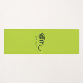 Tapis De Yoga Minimalistic Om Handwritten Personalized Yoga Mat (Devant (Horizontal))