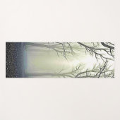 Tapis De Yoga Misty Forest Path: Eerie Beauty (Devant (Horizontal))