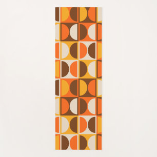 Tapis De Yoga Modèle abstrait géométrique moderne du milieu du s