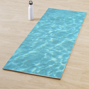 Tapis De Yoga Modèle aquatique Aqua Blue Green Color
