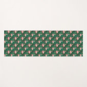 Tapis De Yoga Modèle de flamant tropical (Devant (Horizontal))