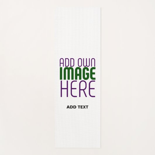 TAPIS DE YOGA MODÈLE DE TEXTE D'IMAGE BLANCHE SIMPLE MODERNE (Devant)