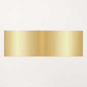 Tapis De Yoga Modèle doré branché doré Glamour moderne personnal (Devant (Horizontal))