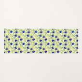 Tapis De Yoga Modèle floral (Devant (Horizontal))