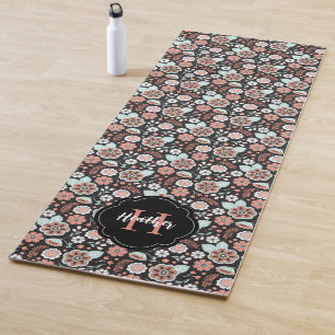 Tapis De Yoga Modèle floral Boho personnalisé