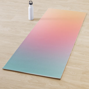 Tapis De Yoga Modèle jaune violet rose rouge rose