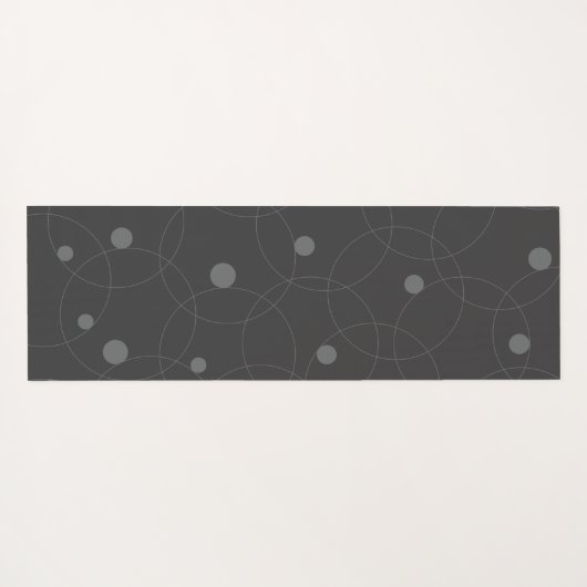 Tapis De Yoga Modern, simple, playful, fun pattern of circles (Dos (Horizontal))