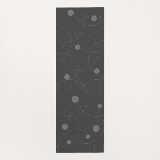 Tapis De Yoga Modern, simple, playful, fun pattern of circles (Dos)