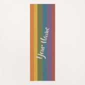 Tapis De Yoga Moderna Linear | MCM Rainbow Personalised (Devant)