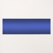 Tapis De Yoga Moderne dégradé bleu Galaxie aquarelle (Dos (Horizontal))