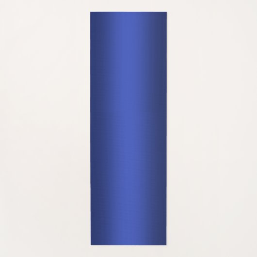 Tapis De Yoga Moderne dégradé bleu Galaxie aquarelle (Devant)