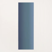 Tapis De Yoga Moderne dégradé bleu Galaxie aquarelle (Dos)