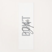 Tapis De Yoga Moderne, simple, cool, design urbain Ne vous cache (Devant)