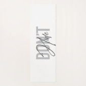 Tapis De Yoga Moderne, simple, cool, design urbain Ne vous cache (Dos)