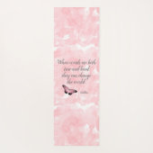 Tapis De Yoga Modifier la citation du Bouddha mondial (Dos)