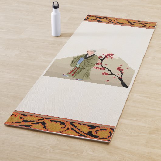 Tapis De Yoga Moine bouddhiste Yoga Mat (En situation)