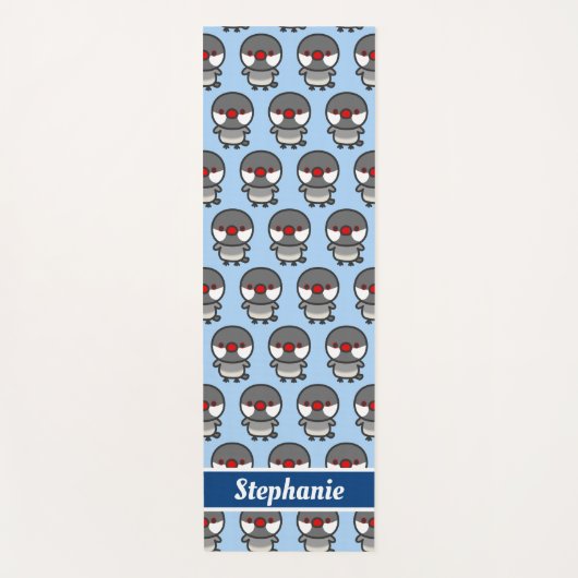 Tapis De Yoga moineau Java argenté (Devant)