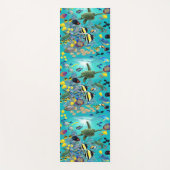 Tapis De Yoga Molokini Cove Hawaiian Tropical Fish Sea Turtle (Devant)