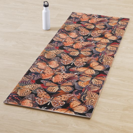 Tapis De Yoga Monarque Butterflies (En situation)