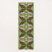 Tapis De Yoga Monarque papillon sur le chardon rose - pic sur 2 (Devant)