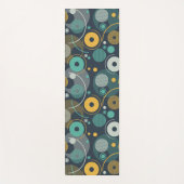 Tapis De Yoga monochrome géométrique (Devant)