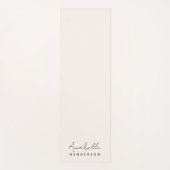 Tapis De Yoga Monogram neutre | Minimalist stylish (Devant)