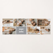 Tapis De Yoga Monogram Photo Collage Exercise (Devant (Horizontal))