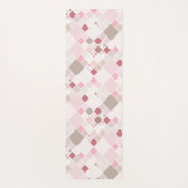 Tapis De Yoga Monogram Playful Pink Pattern Yoga Mat (Dos)