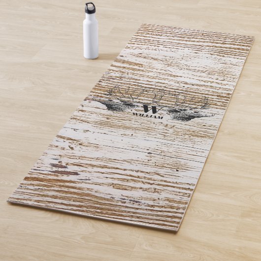 Tapis De Yoga Monograme de Woodland (En situation)