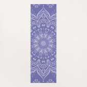 Tapis De Yoga Monogramme Boho Mandala Purple Elegant (Dos)
