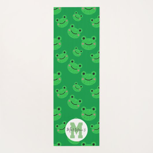 Tapis De Yoga monogramme de grenouille réversible (Dos)