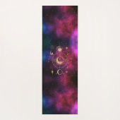 Tapis De Yoga Monogramme de l'Univers céleste Parties scintillan (Dos)