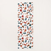 Tapis De Yoga Monogramme de script moderne (Dos)