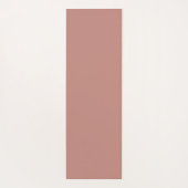 Tapis De Yoga Monogramme en marbre rose Toute initiale et nom pe (Dos)