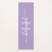 Tapis De Yoga Monogramme Féminin Grand Script (Devant)
