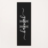 Tapis De Yoga Monogramme Féminin Grand Script (Devant)