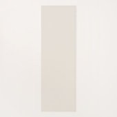 Tapis De Yoga Monogramme initial radiale sunburation ivoire neut (Dos)