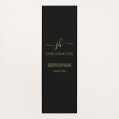 Tapis De Yoga Monogramme moderne Exercice de Graduation Mat (Dos)