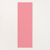 Tapis De Yoga Monogramme moderne Nom Rose élégant (Dos)