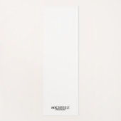 Tapis De Yoga Monogramme moderne simple (Devant)